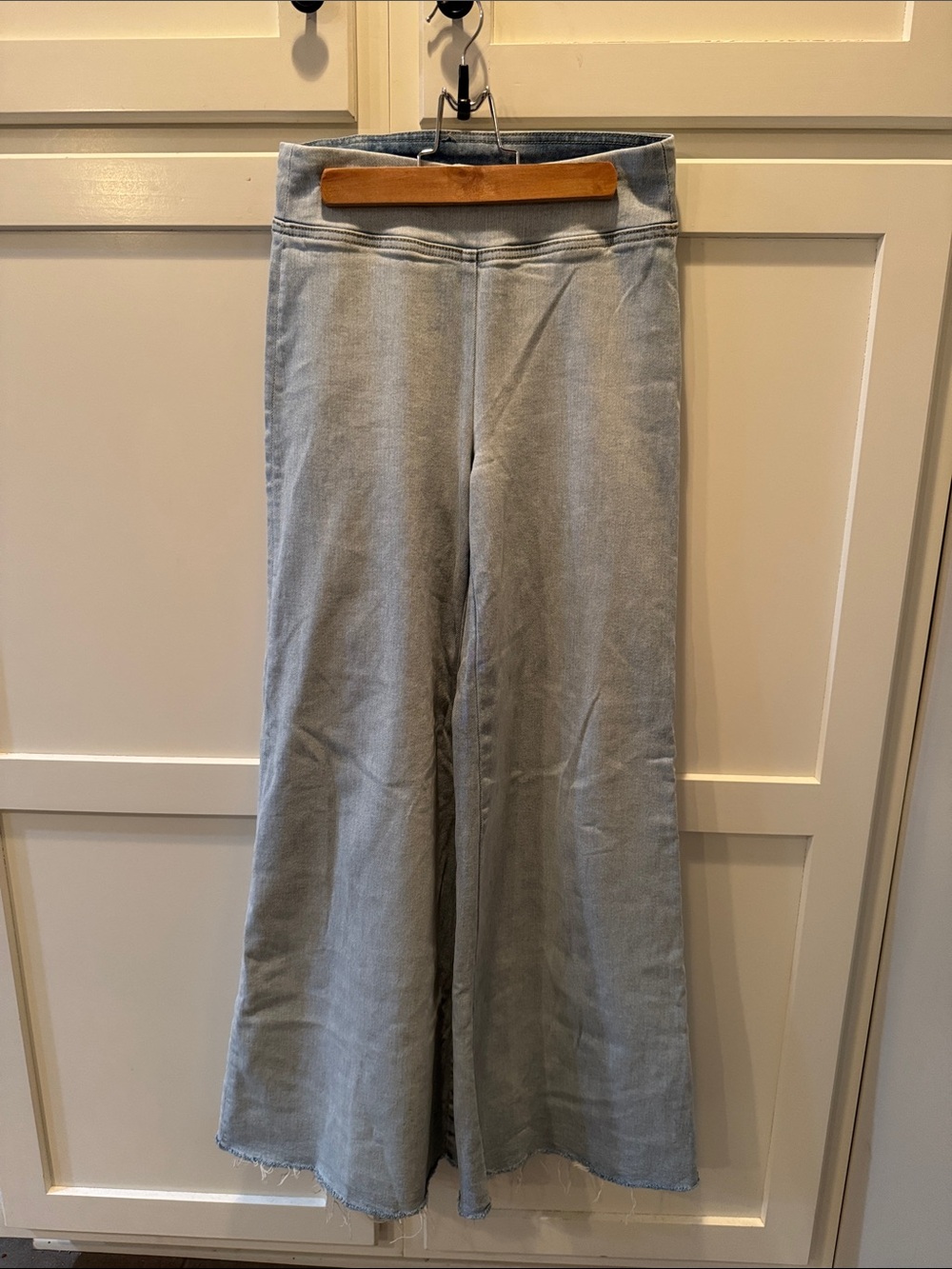 DRIFTWOOD Light Blue Wide-Leg Flare Jeans
